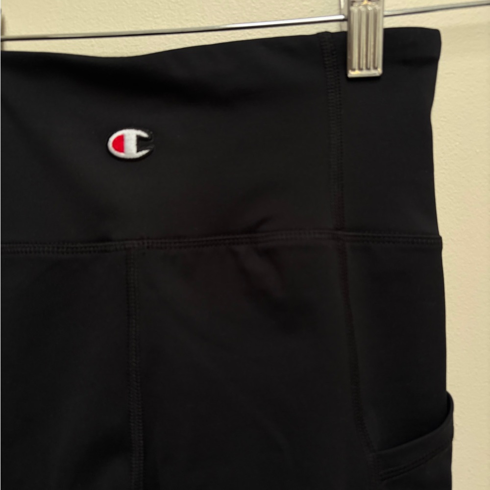 Champion women black biker shorts